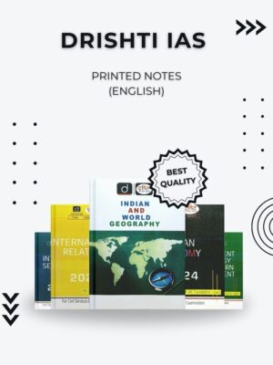 Drishti IAS Prelims and Mains Printed Notes – Complete English Medium Set for UPSC