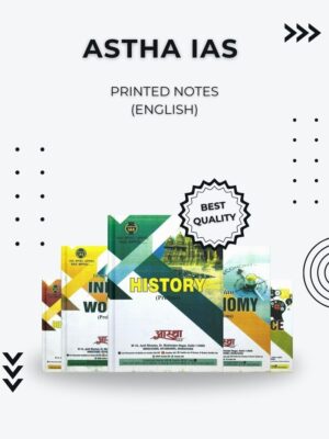 Astha IAS BPSC English Medium Printed Notes – Study Aid for UPSC Aspirants