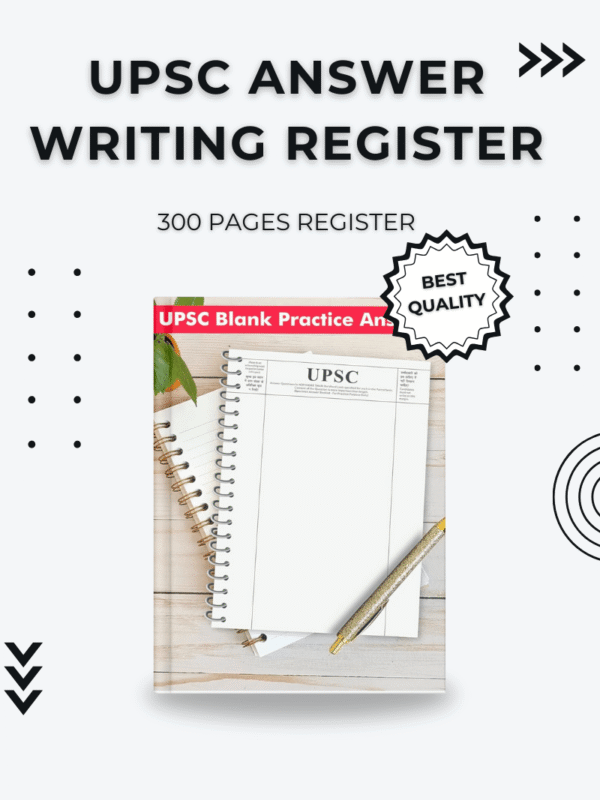 UPSC Answer Writing Register – 300 Pages