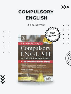 Compulsory English Book – A P Bhardwaj for IAS Mains