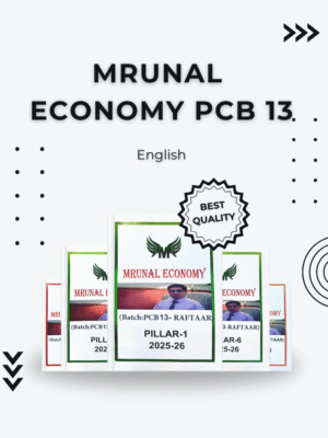 Mrunal Economy PCB13 Notes