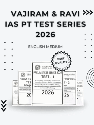 Vajiram and Ravi Prelims Test Series  2026 1 to 7 test